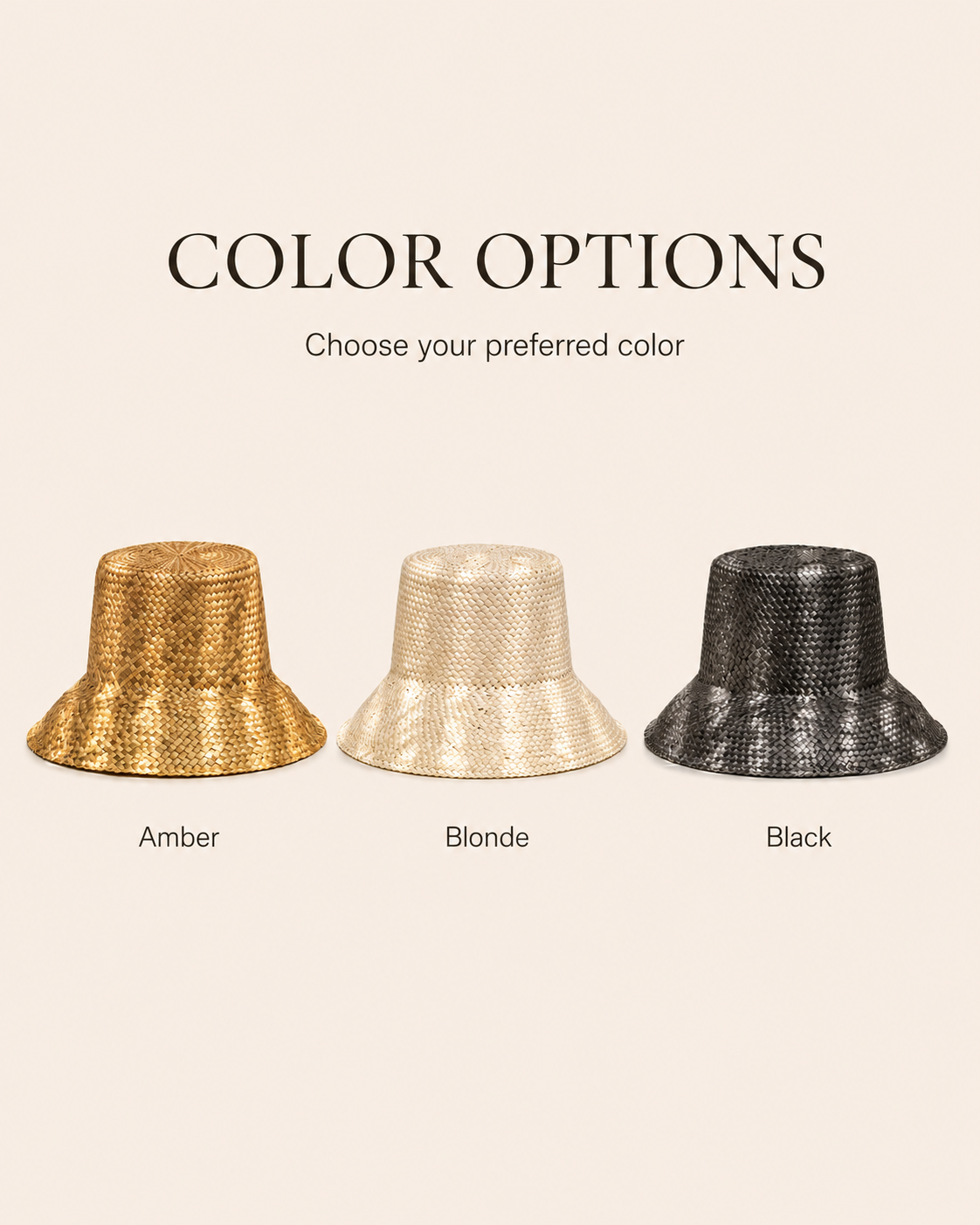 Woven Bucket Hat