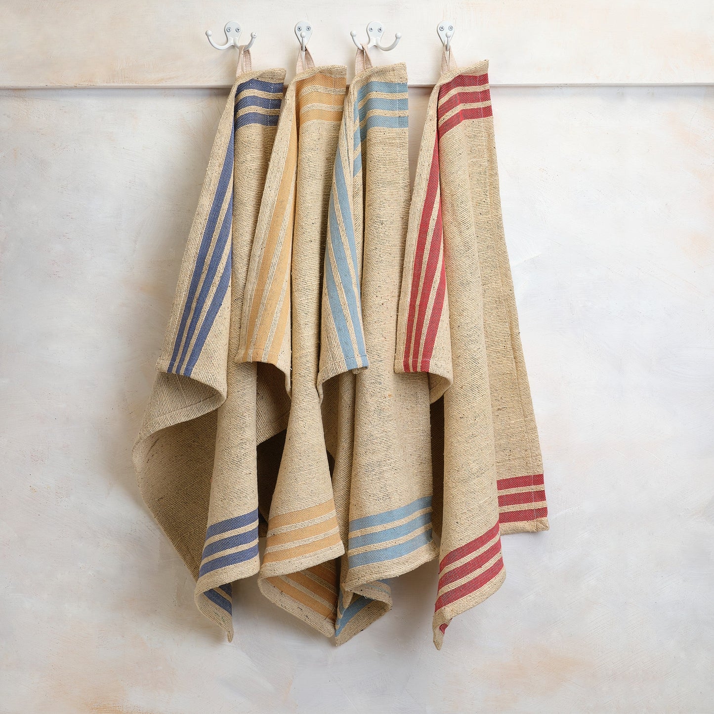 Handwoven Kora Cotton Kitchen Towels | Set of 2
