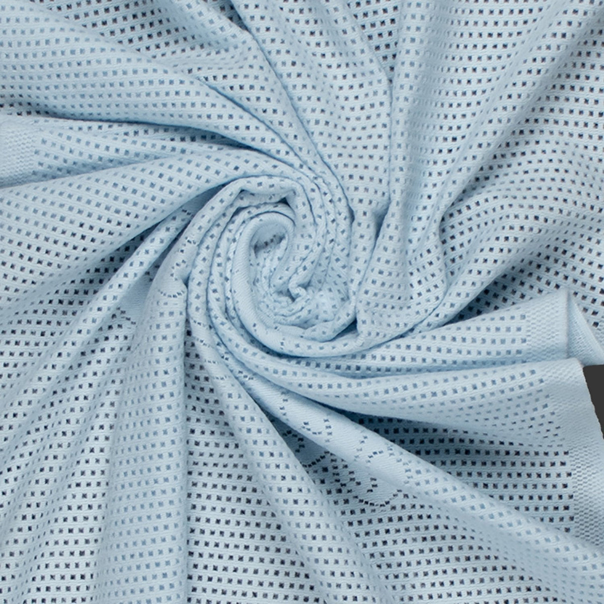 Southampton Home Lace Weave Teddy Bear Baby Blanket - Blue