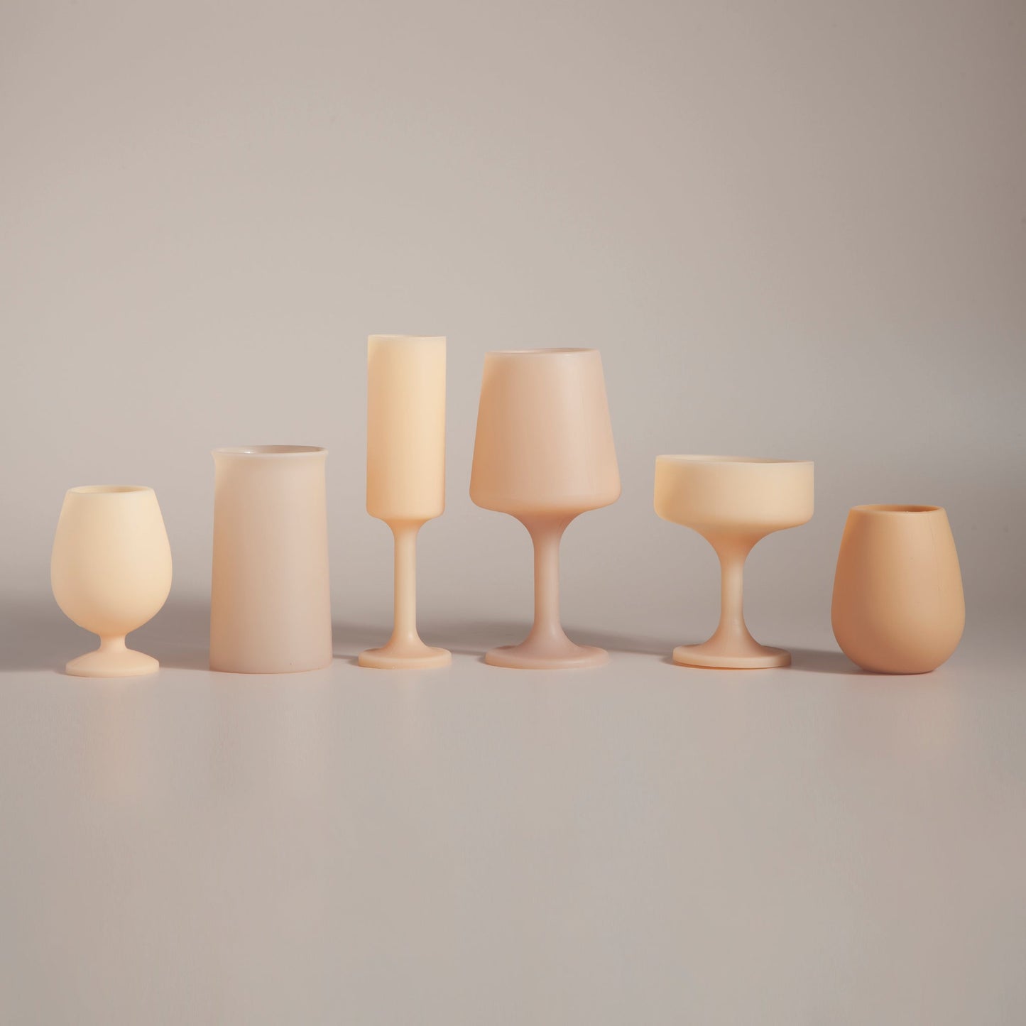 Wheat + Oat | Stemm | Silicone Unbreakable Wine Glasses