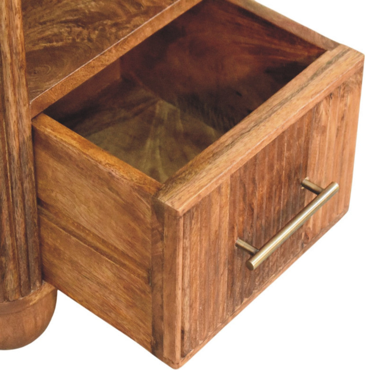 Artisan Furniture Solid Wood Beaumont Marble Bedside
