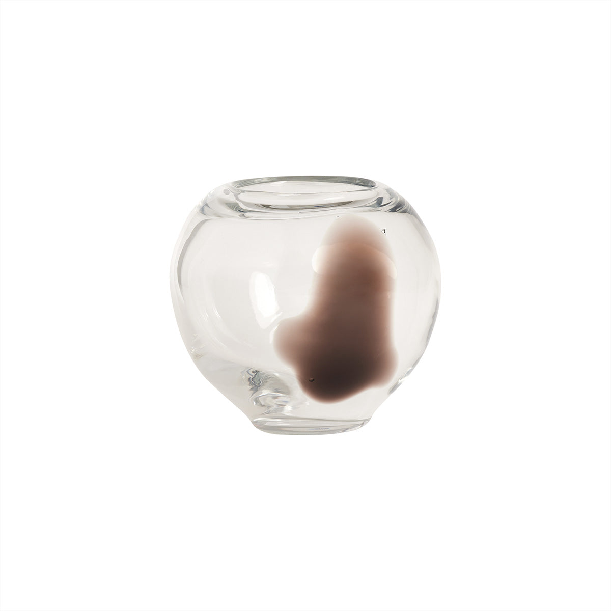 Jali Small Vase in Choko