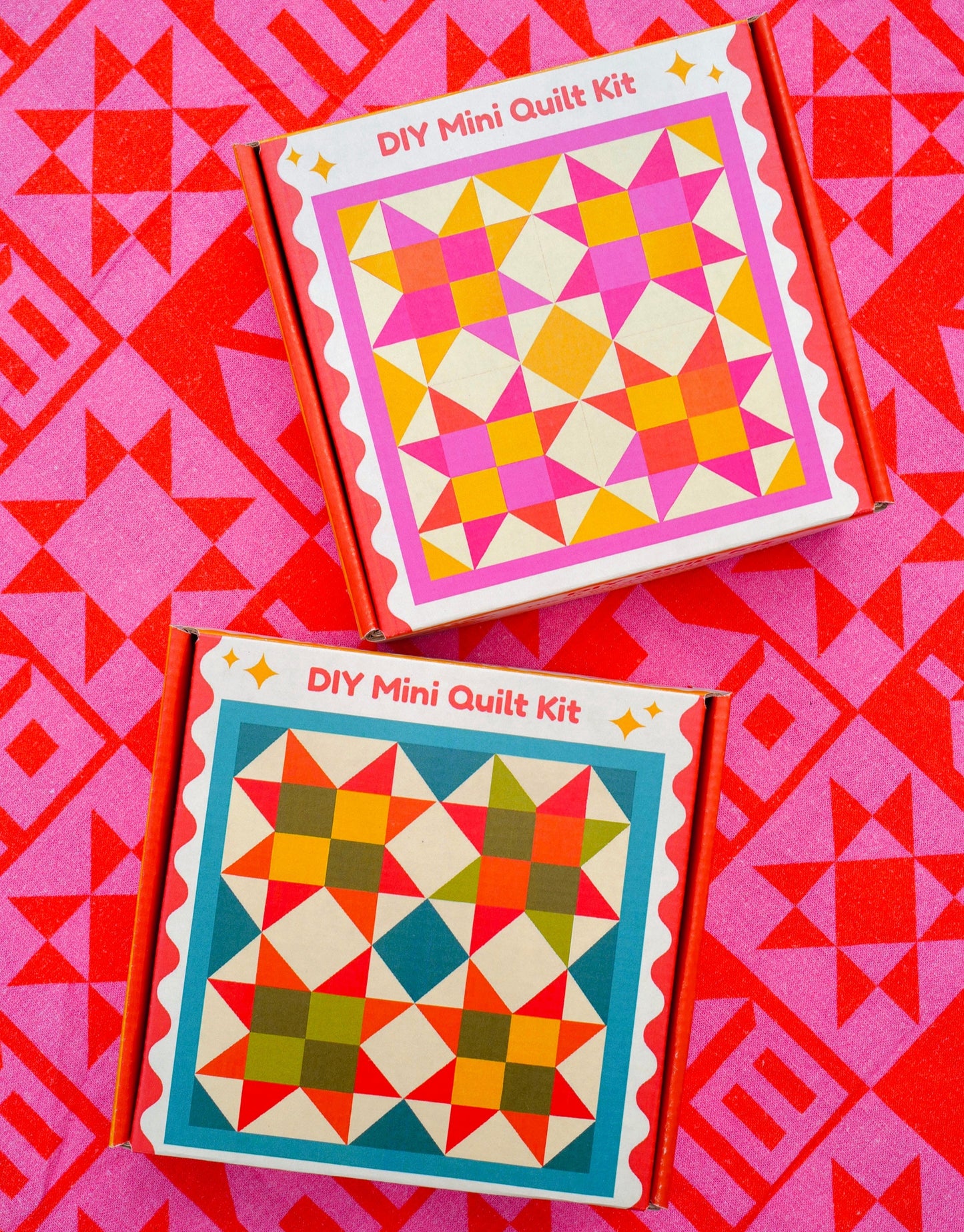 Mini Quilt Kits - Pink