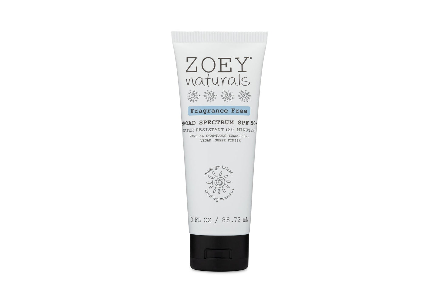 Zoey Naturals SPF 50+ Sheer Finish Mineral Sunscreen