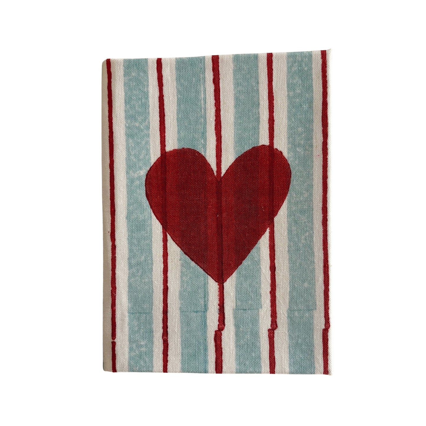 Handcrafted Sustainable A5 Diary Journal Notebook l Handmade Paper l Heart Pop