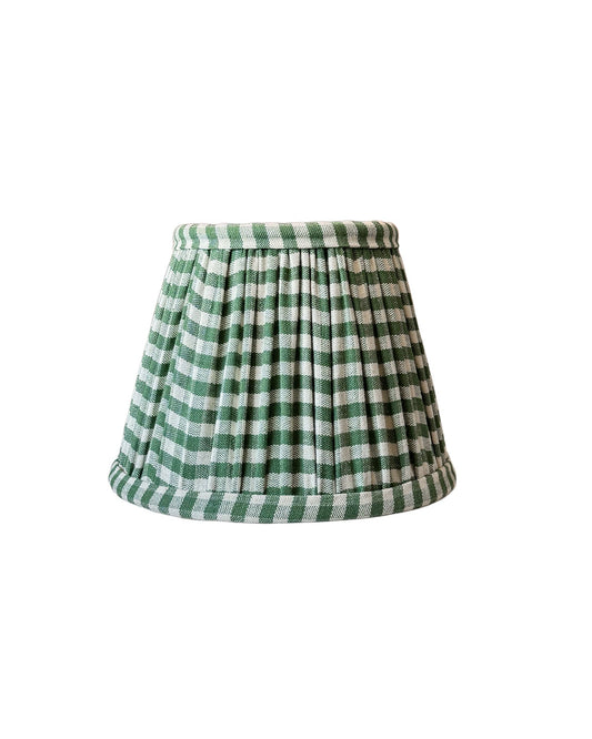 Olive Gingham Empire Shade