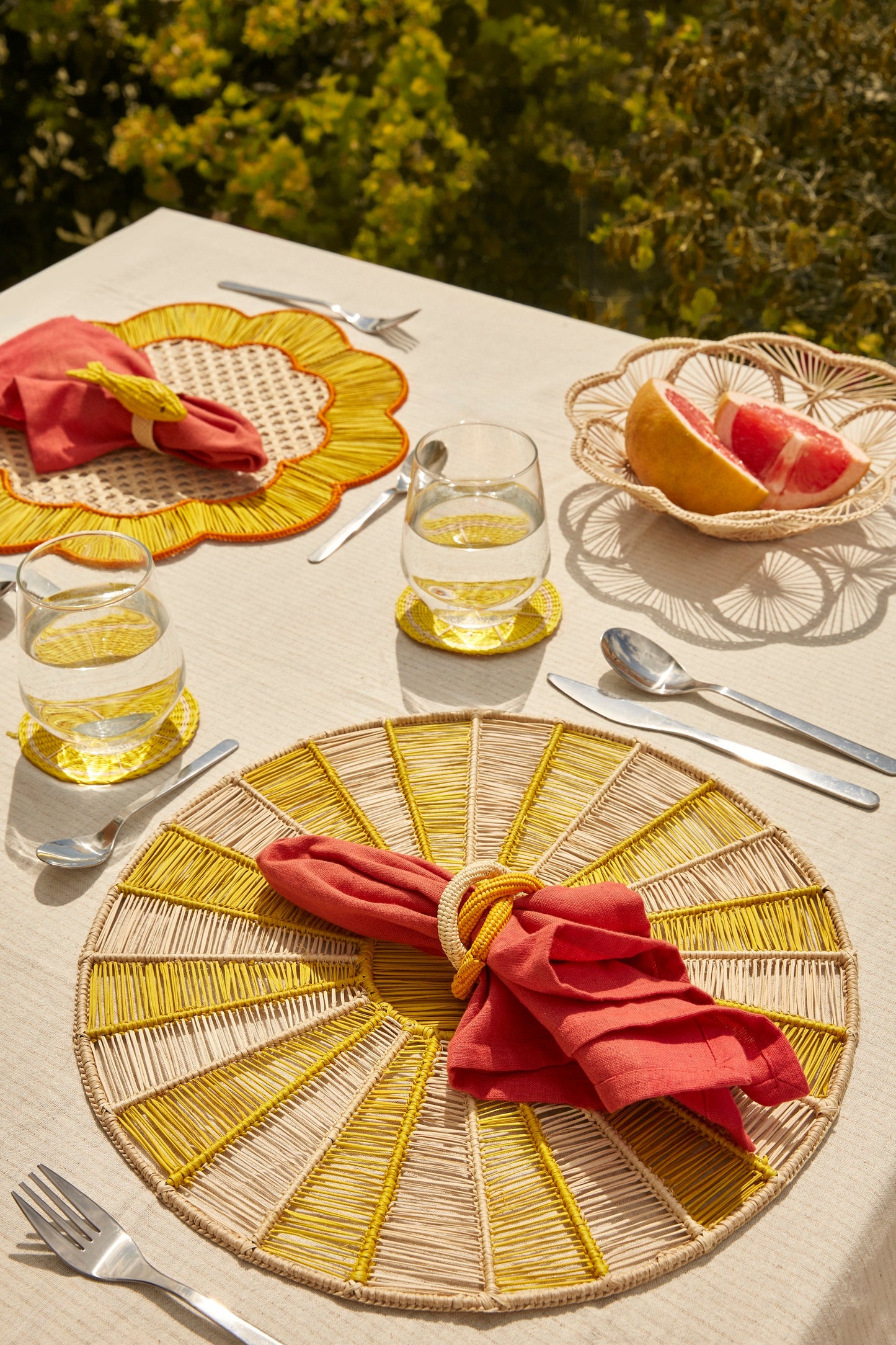 Petals Bread Basket - Natural