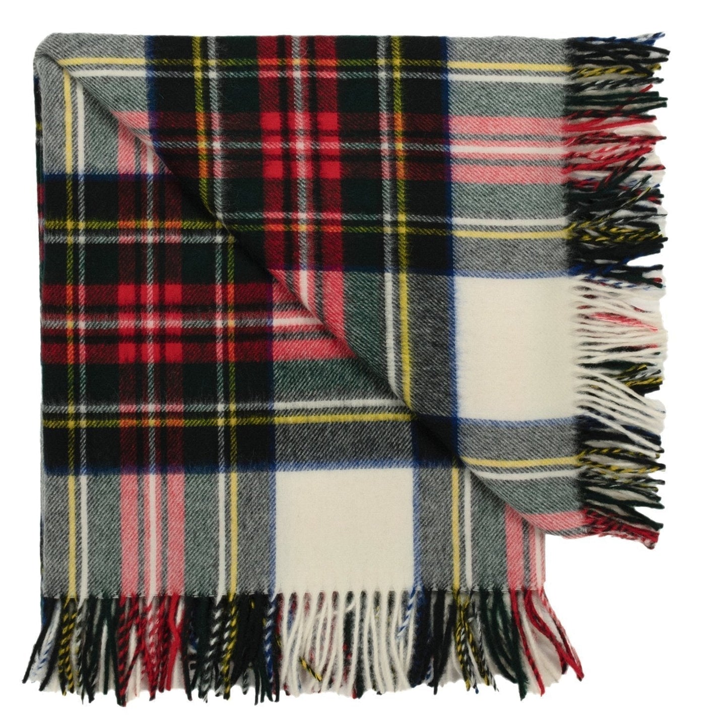 Highland Tartan Tweed Merino Wool Throw ~ Dress Stewart ~ - Osadia Concept Store