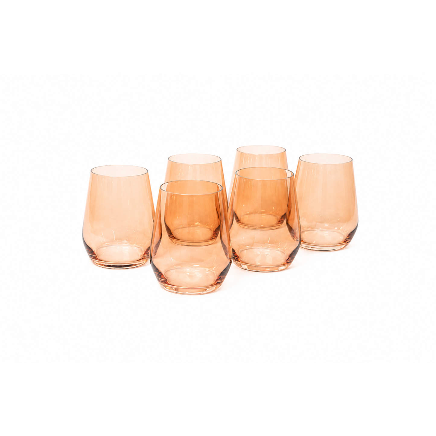 Brown Sugar - Colored Wine Glass