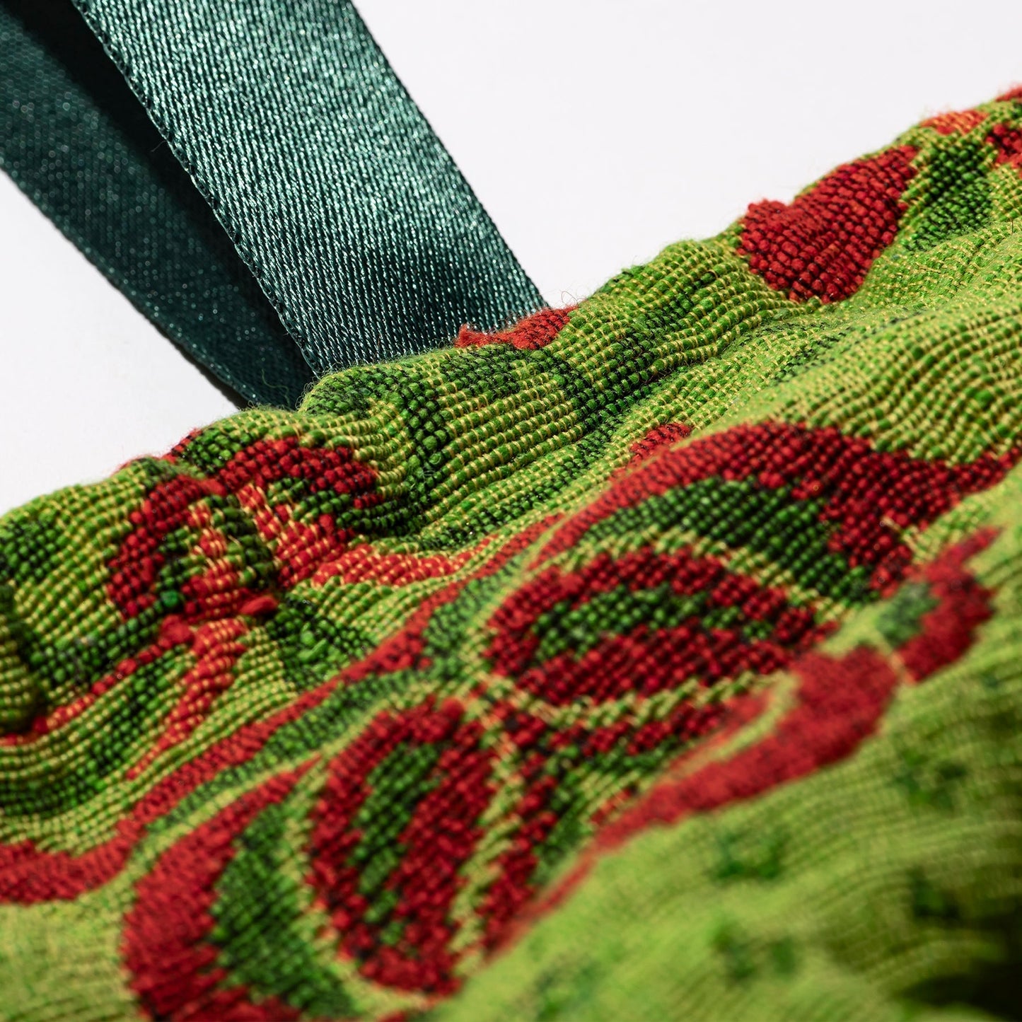 Jacquard Fabric Drawstring Bag