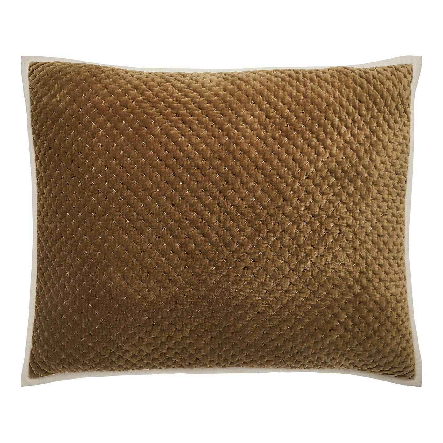 Maui Cross Stitch Velvet Quilt Sham