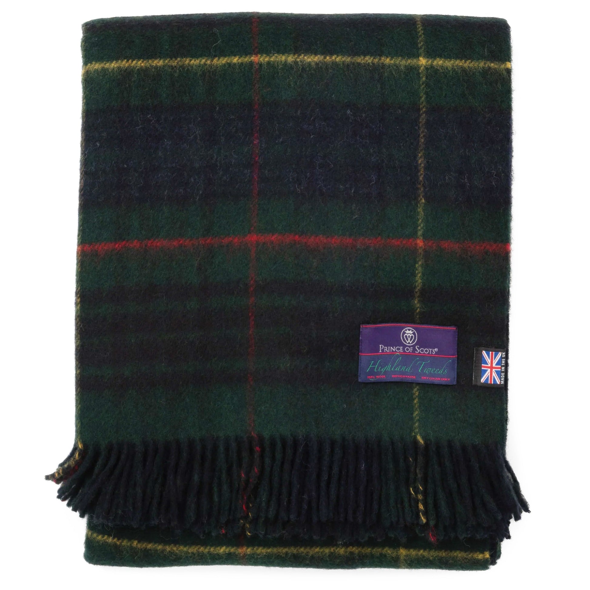 Highland Tweeds Double Cloth Reversible Throw (Hunting Stewart) - Osadia Concept Store