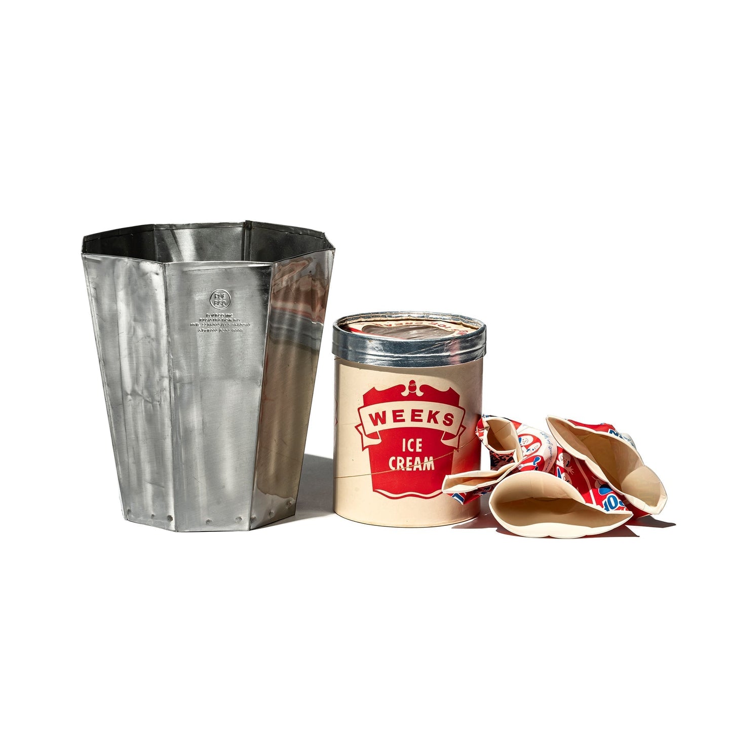 RECYCLED STEEL TRASHCAN