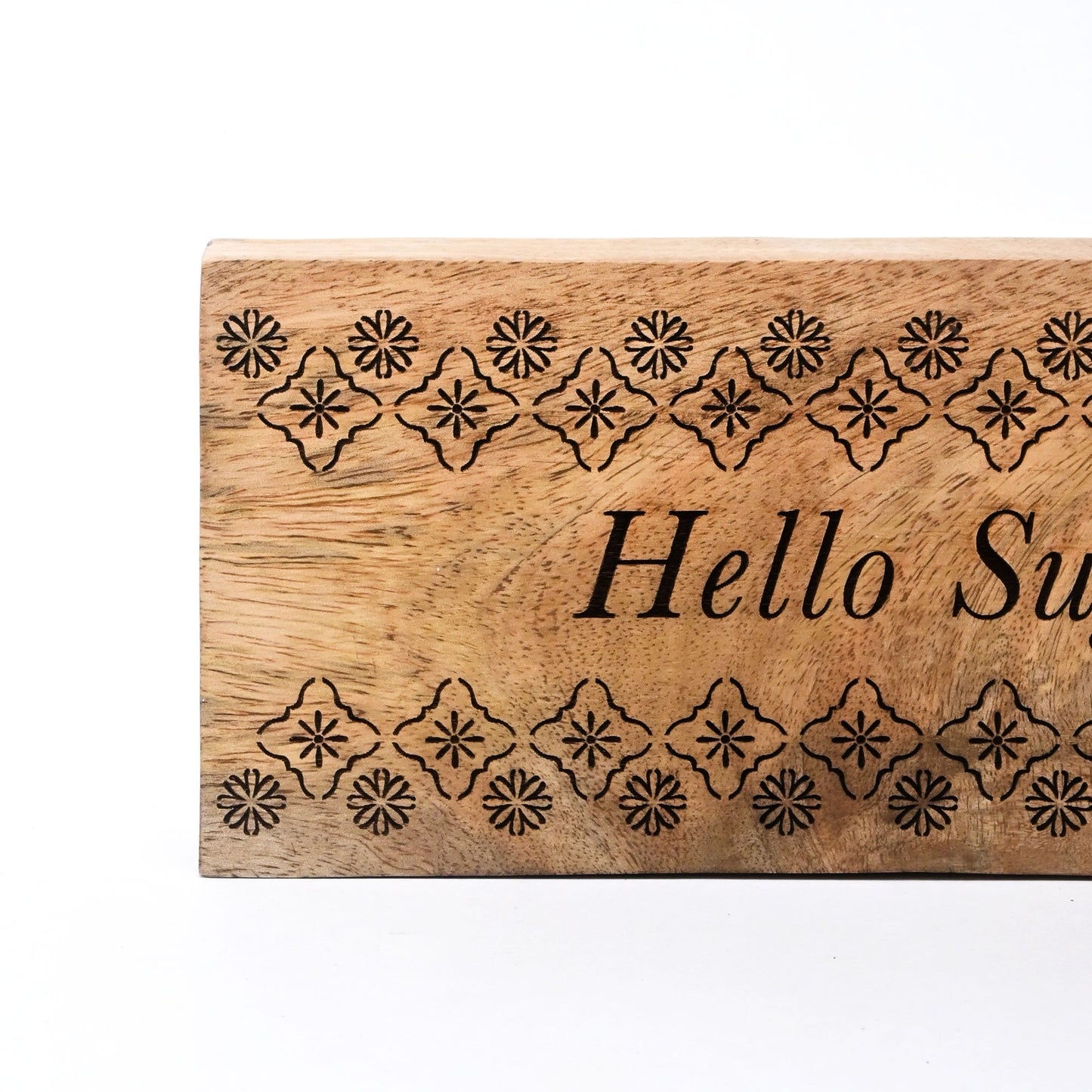 Wooden Word Blocks Set of 3 | Mango Wood | Handmade Décor
