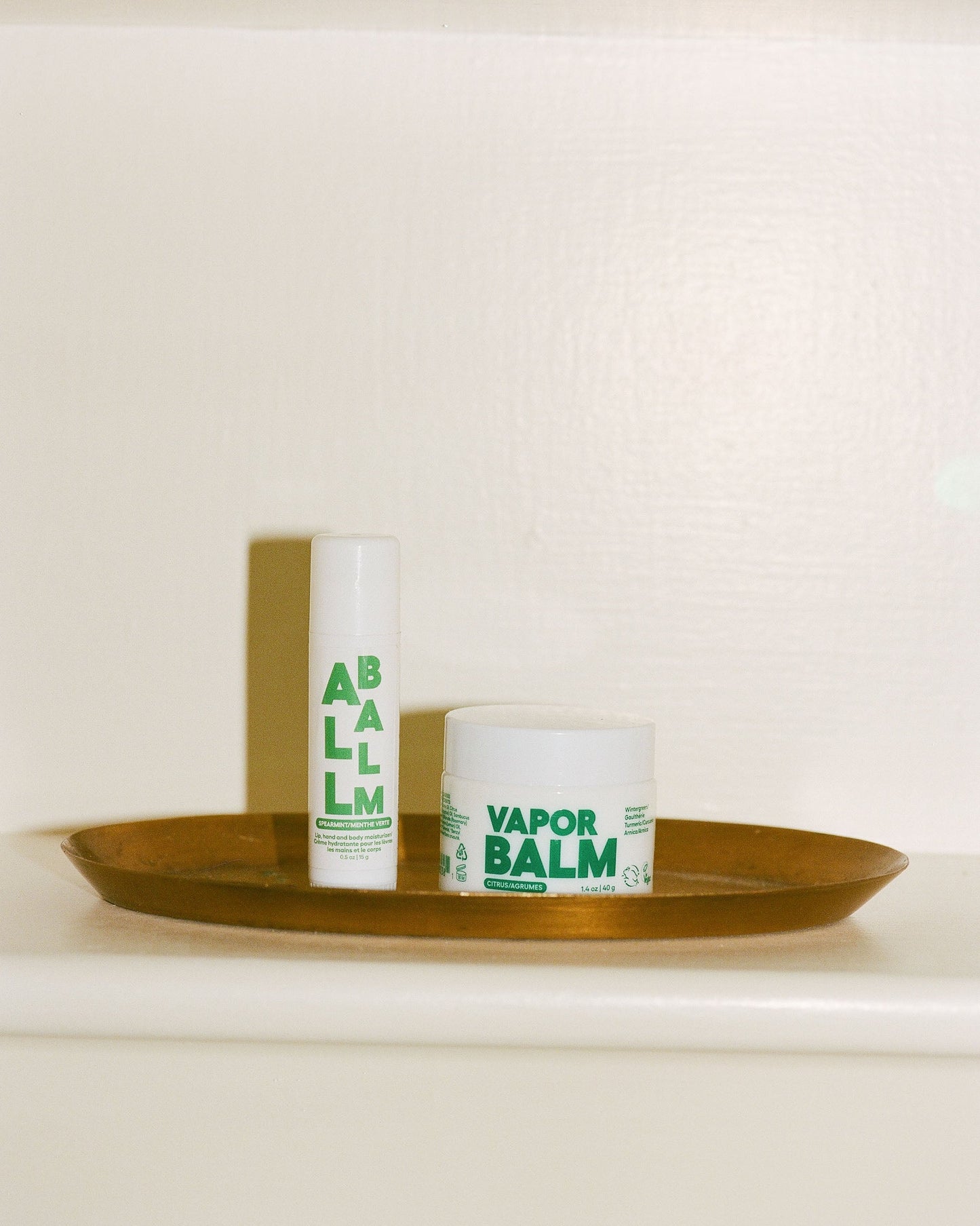 Vapor Balm Glass Jar + Vapor Balm Travel-Size Tube