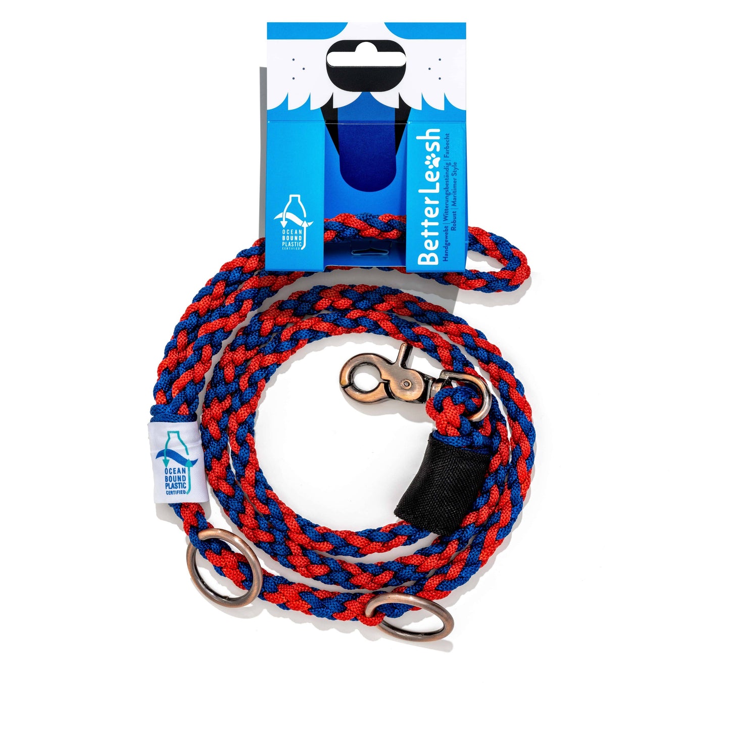 100% Fairtrade Recycled Ocean Bound Plastic - BETTERLEASH
