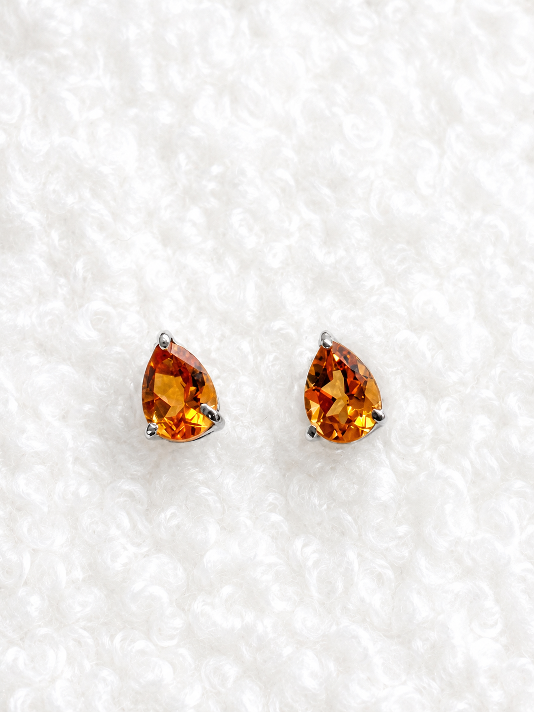 Teardrop Stud Earrings