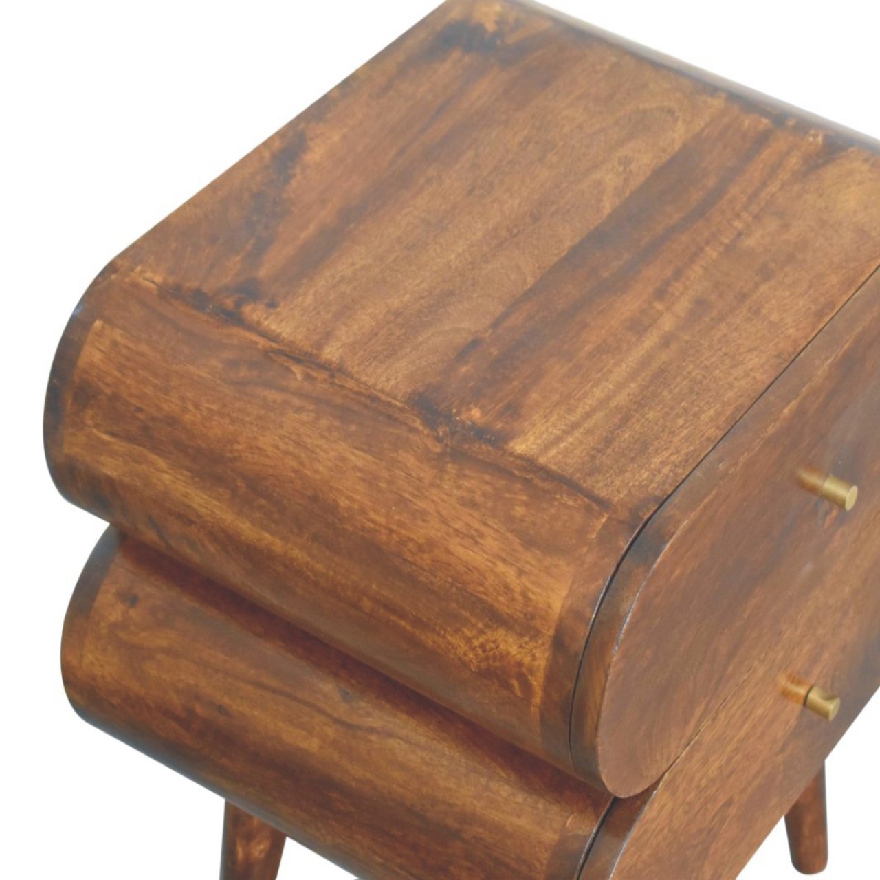 Solid Wood Bubble Chestnut Nightstand