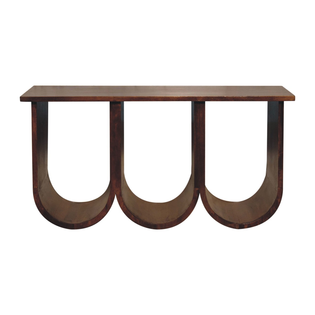 Solid Wood Triple Open Style Coffee Table