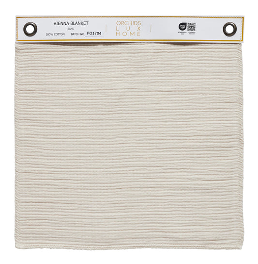 Vienna Texture Cotton Blanket Swatch