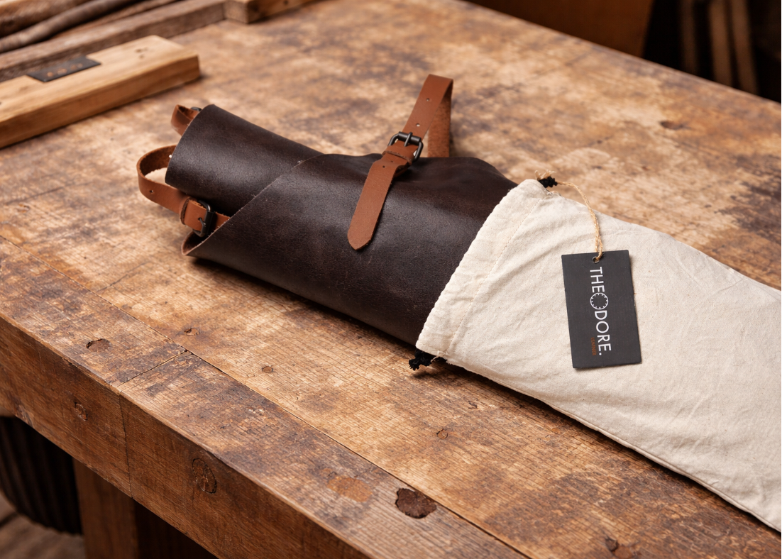 Theodore Leather Work Apron