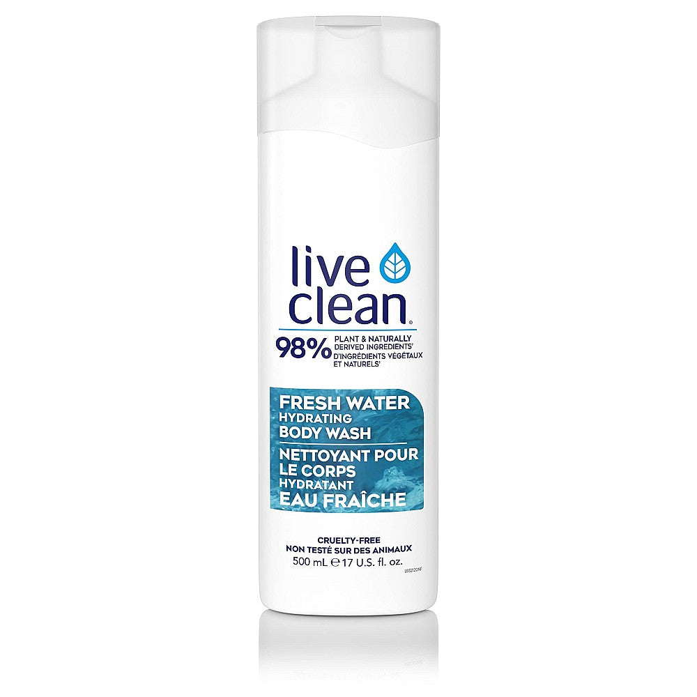 Live Clean Fresh Water Hydrating Body Wash 17 Fl. Oz. Bottle