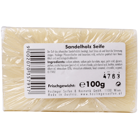 Haslinger Sandalwood Soap 100g