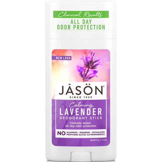 Jason Pure Natural Stick Deodorant, Calming Lavender - 2.5 Oz