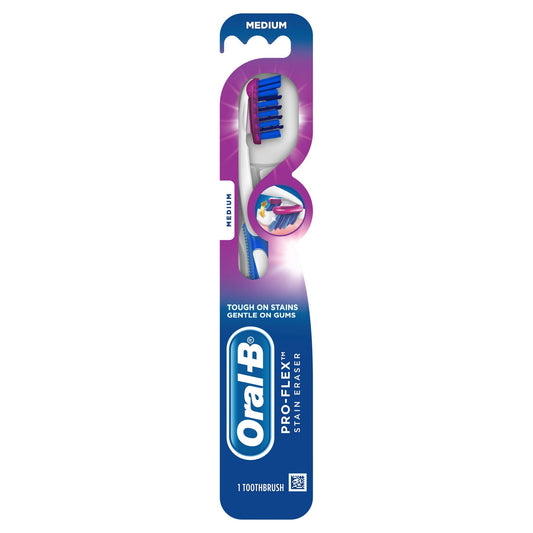 Oral-B 3D White Luxe Medium Toothbrush With Stain Eraser