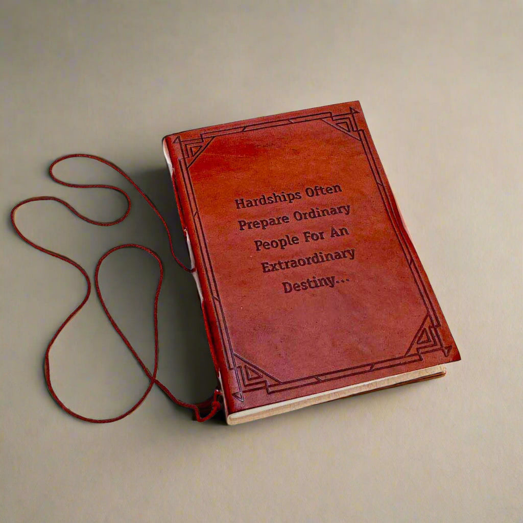 C.S. Lewis Quote Leather Journal