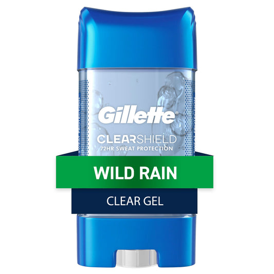 Gillette Wild Rain Clear Gel Antiperspirant And Deodorant - 3.8oz