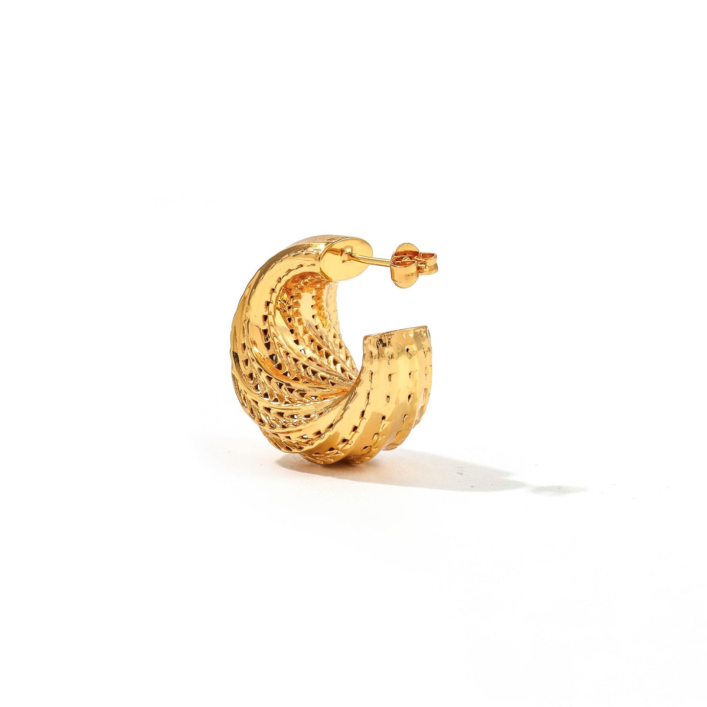 Flow Edgy Hoop Earrings