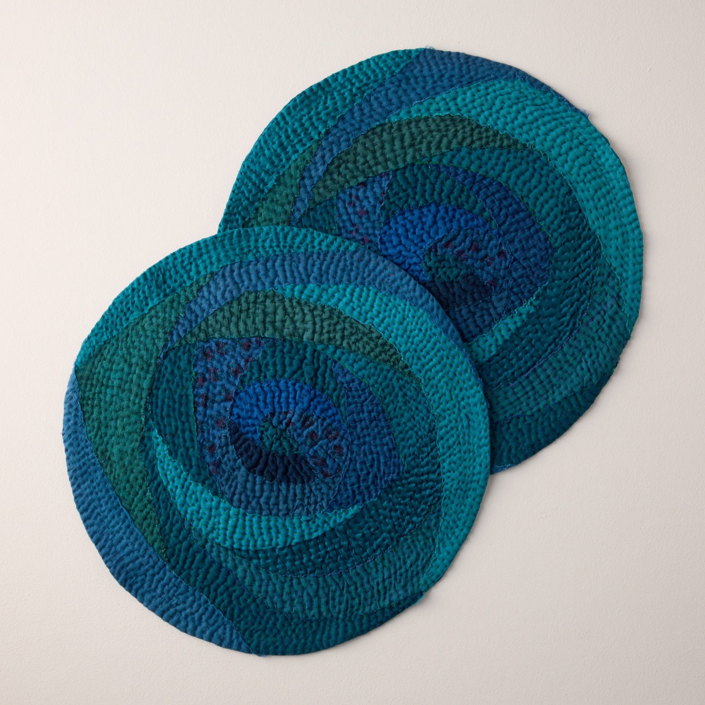 S/2 Night Sky Fray Patch Rose Placemat