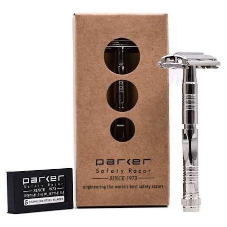 Parker 90R Long Handle Double-Edge Safety Razor