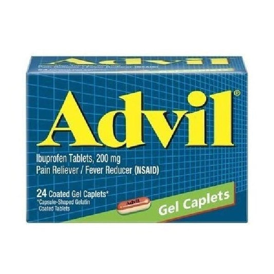 Advil Ibuprofen 200 Mg Pain Reliever Gel Caplets 24
