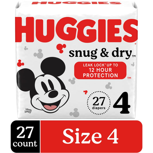 Huggies Snug & Dry 4 (22-37 Lb) Disney Baby Diapers