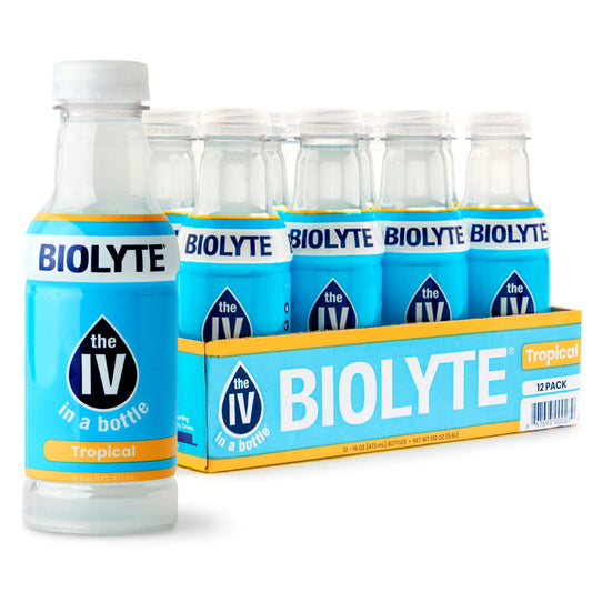 Biolyte Electrolyte Drink IV In A Bottle For Rapid Hydration – Tropical