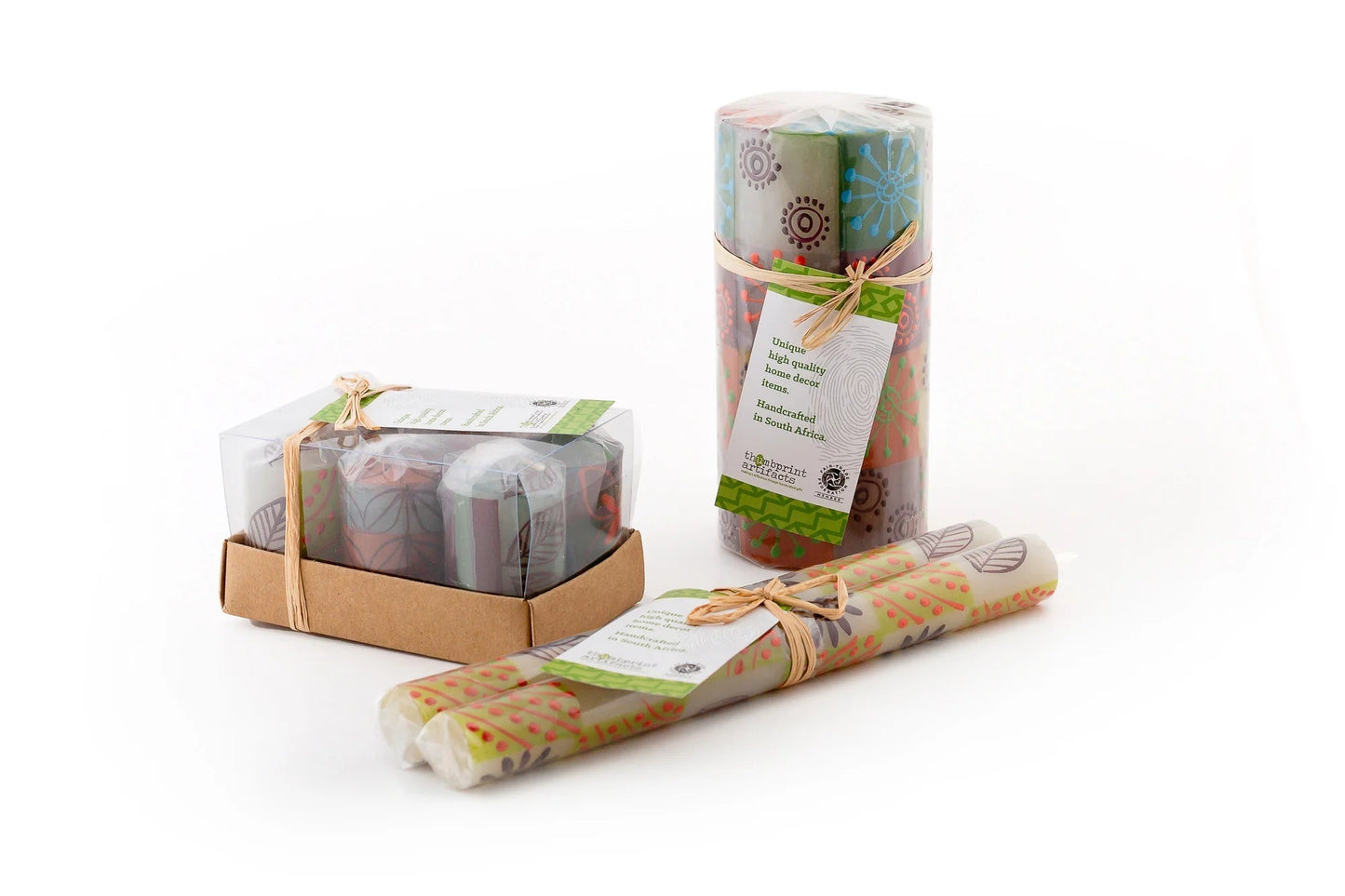 Magic Garden Painted Candles