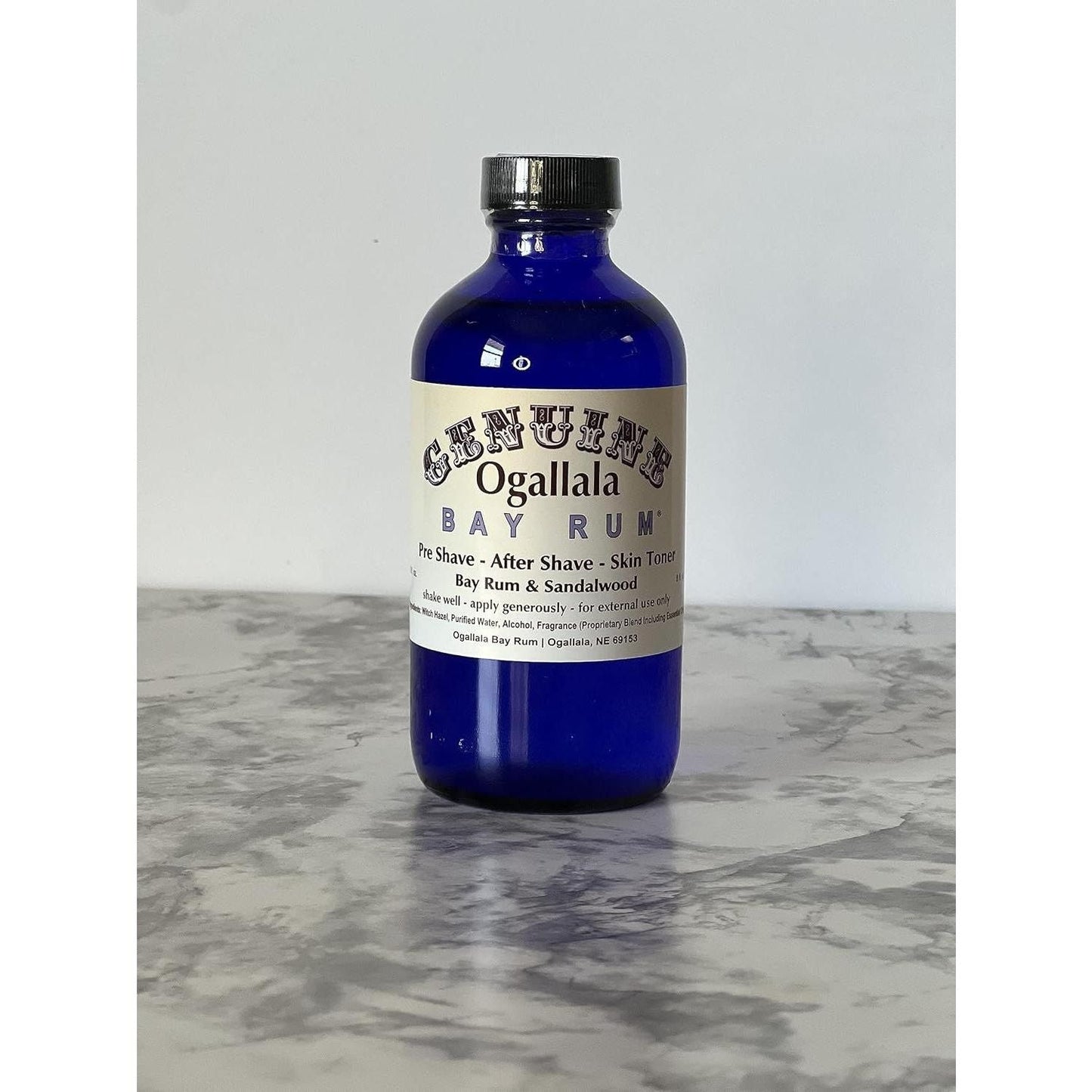 Ogallala Bay Rum Double Strength Pre Shave - After Shave - Skin Toner 2 Oz