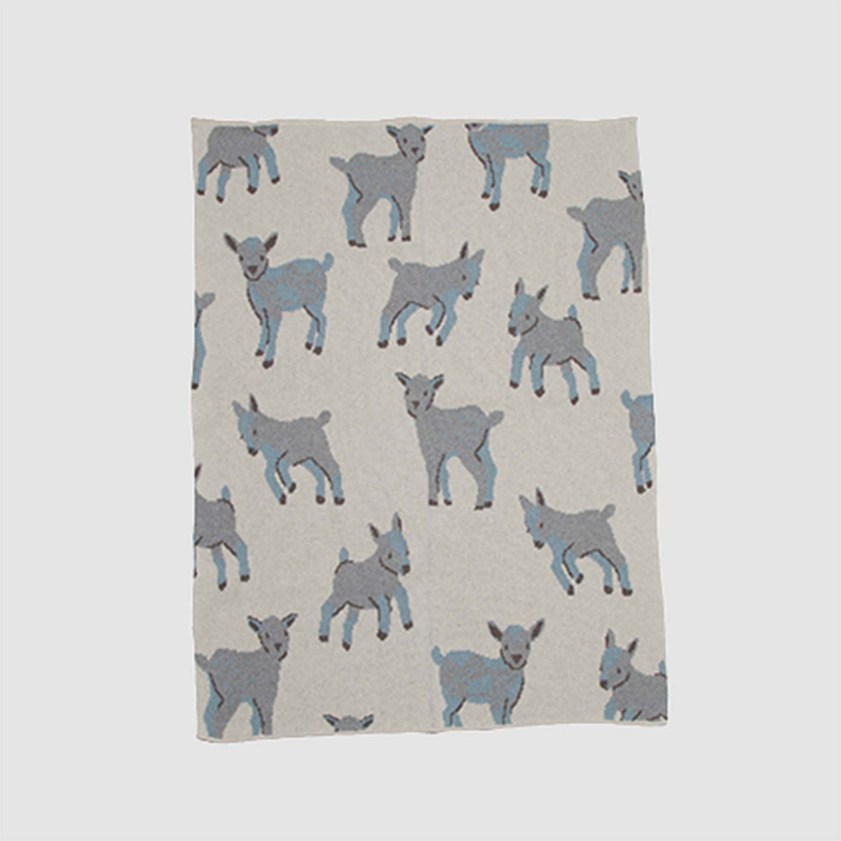 Baby Goat - Cotton Knit Blanket