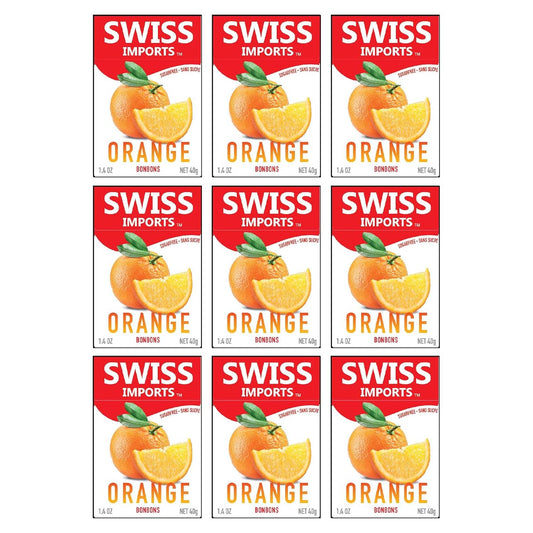 Swiss Imports Orange Sugarfree Candy Bonbons - 1.4oz