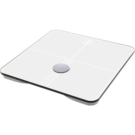 Mobi Connect Smart BMI Wi-Fi Total Body Composition Scale W/ App Analysis & 13 Body Composition Measurements - White SKU 6544942