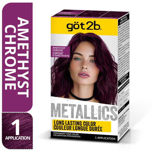 Got2b Metallics Permanent Hair Color, M69 Amethyst Chrome