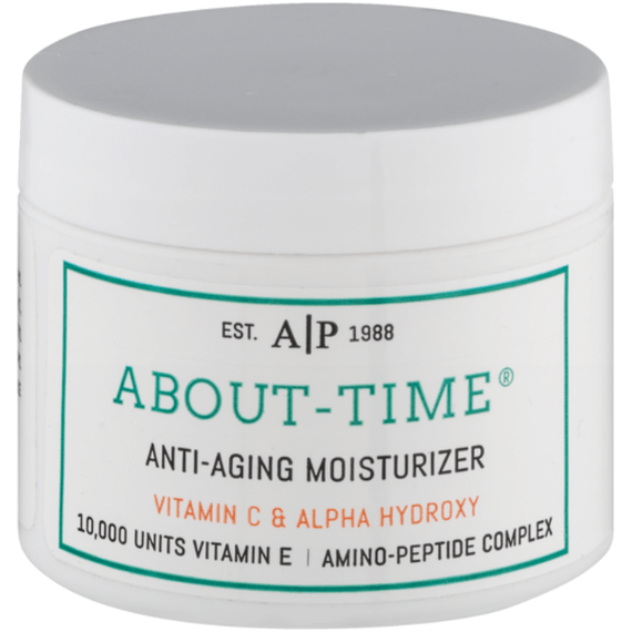 About Time Anti-aging Moisturizer, Vitamin C & Alpha Hydroxy Cream 2.2oz