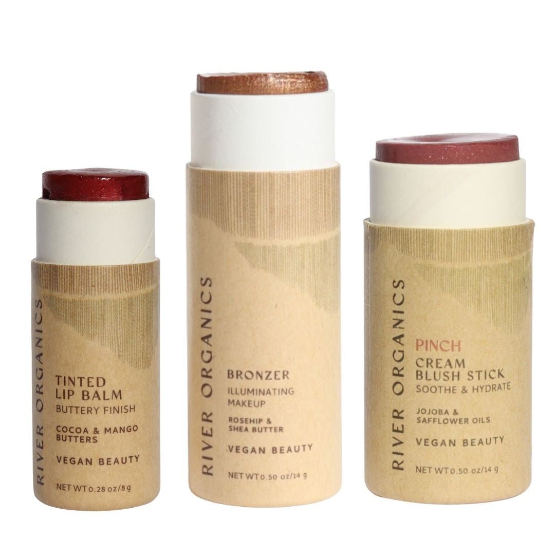 Lip + Highlighter + Blush Set