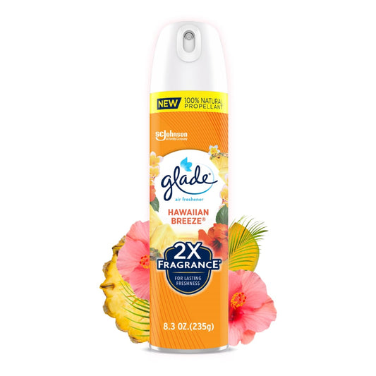 Glade 2X Fragrance 8 Oz. Hawaiian Breeze Spray Air Freshener