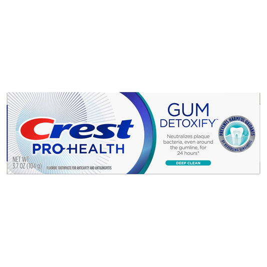 Crest Toothpaste, Fluoride, Gum Detoxify, Deep Clean 3.7 Oz