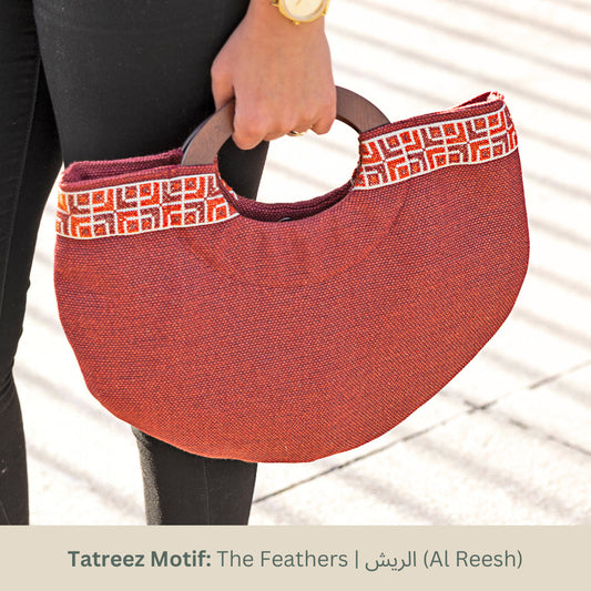 Half Moon Clutch - Red - Osadia Concept Store