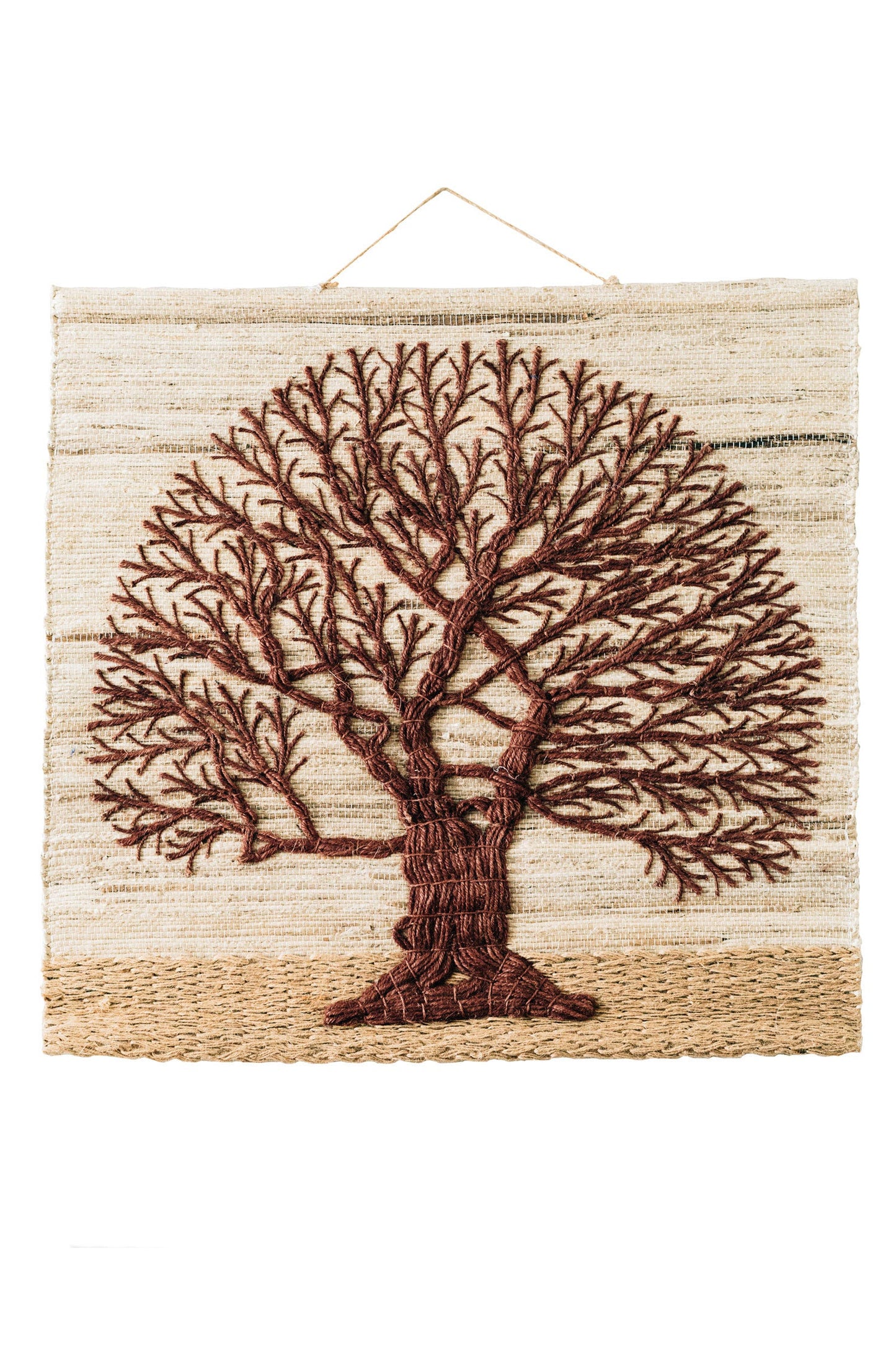 Jute Tree of Life Wall Hanging