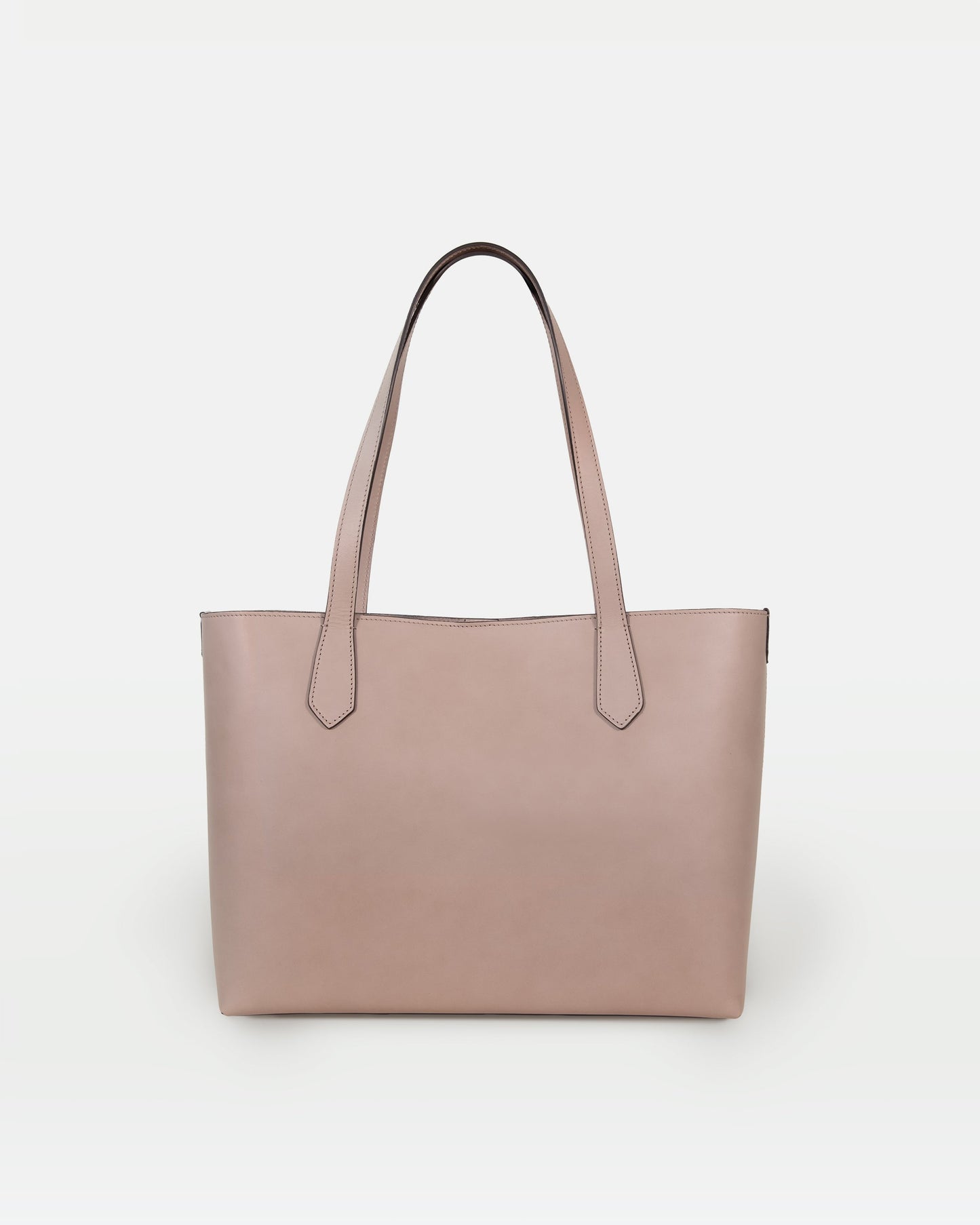 Elba medium size structured tote in vegetable-tanned leather